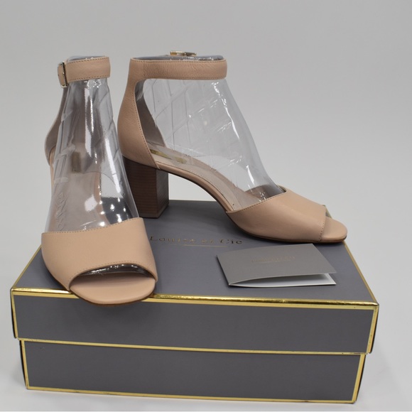 Louise Et Cie Kamisa Nude Leather Heels US 10M - Picture 13 of 13